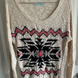 Maurices Cream Knit Sweater
